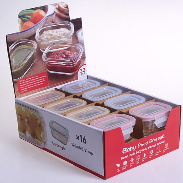 Mini Glas-Vorratsdosen-Set 16-teilig