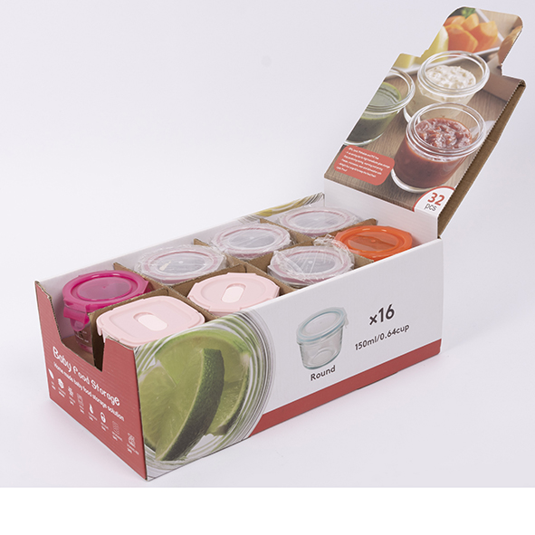 Mini Glas-Vorratsdosen-Set 16-teilig