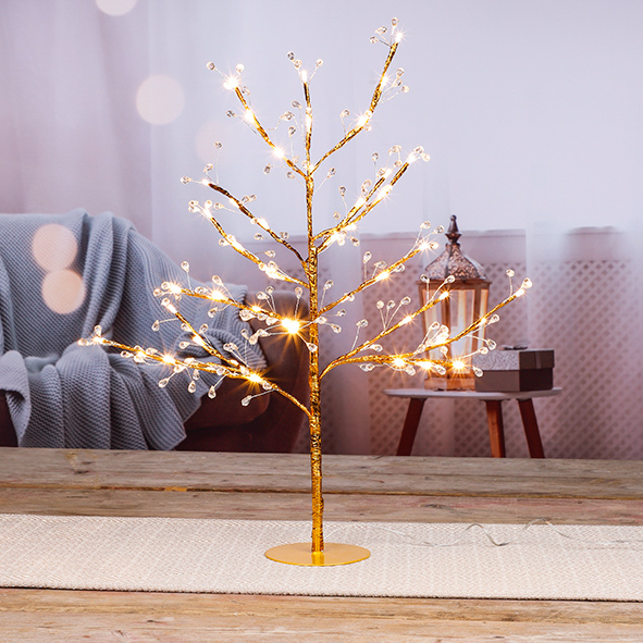 LED Baum mit Lichterperlen