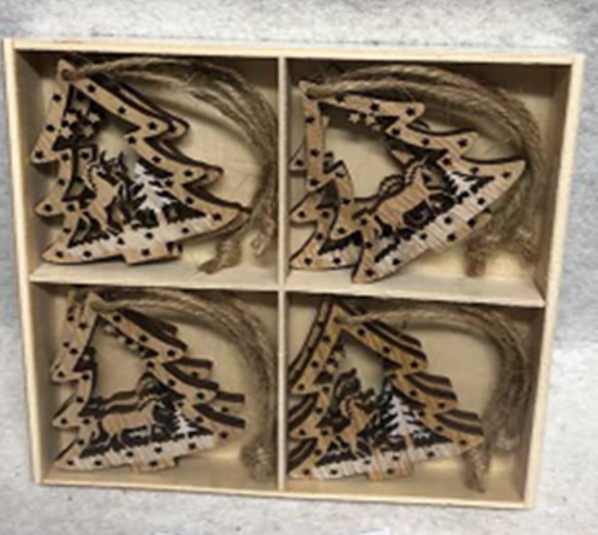 Holzfiguren zum Hängen