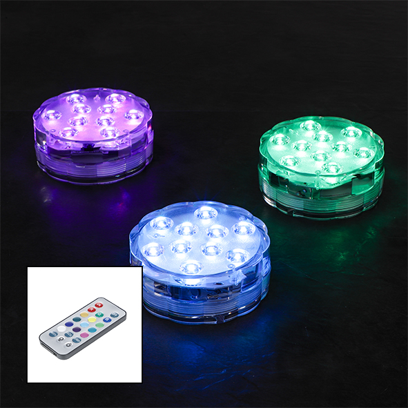 3er Set, LED Unterwasser Leuchte
