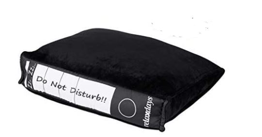 Relaxkissen in Aktenordner-Optik