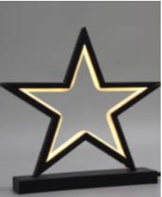 Leuchtstern aus Metall