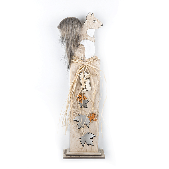 Holzdekoration Eichhörnchen