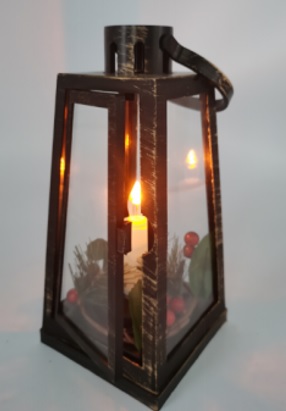 Laterne mit LED Kerze