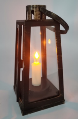 Laterne mit LED Kerze