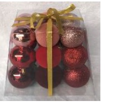 Christbaumkugeln 18er Set