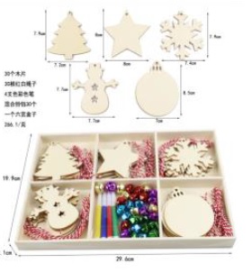 Holzbaumbehang Wintermotive 94er Set