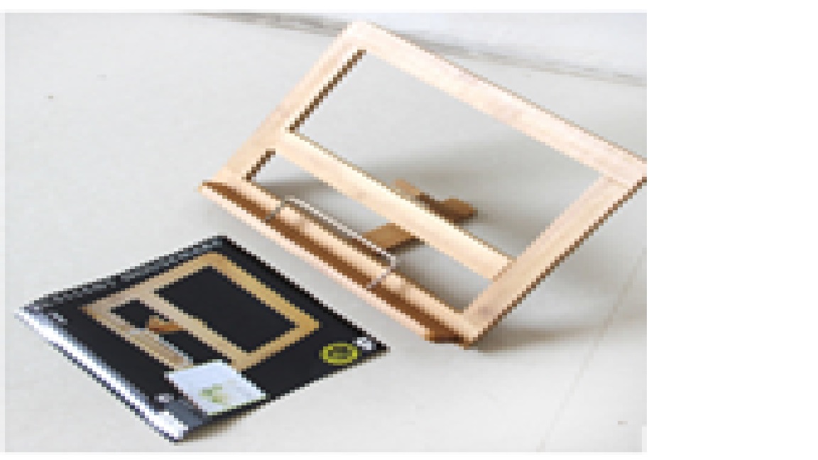 Kochbuchstütze aus Bambus