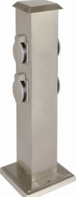 Steckdosenverteiler mit vier Steckdosen