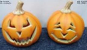 Halloween-Kürbis mit Licht