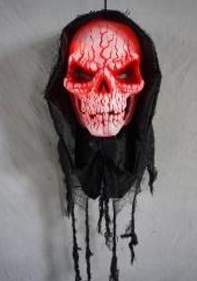 Leuchtender Halloween-Kopf