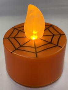 Teelicht in Halloween-Design