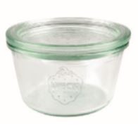 Einmachglas für ca. 250ml im Tray-Karton