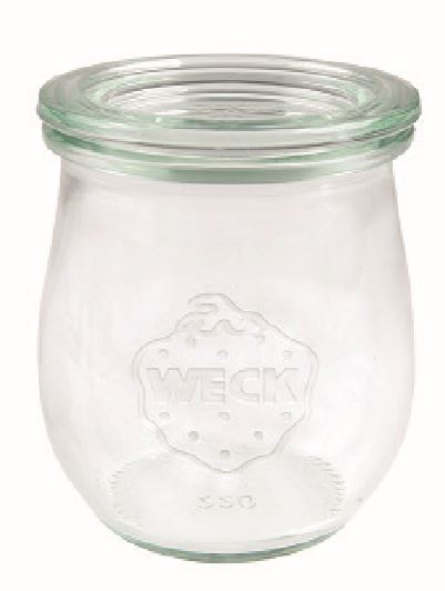 Mini-Einmachglas für ca. 220 ml im Tray-Karton