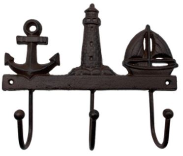 Hakenleiste im maritimen Design