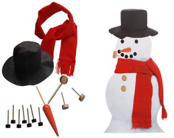 Schneemann-Outfit-Set