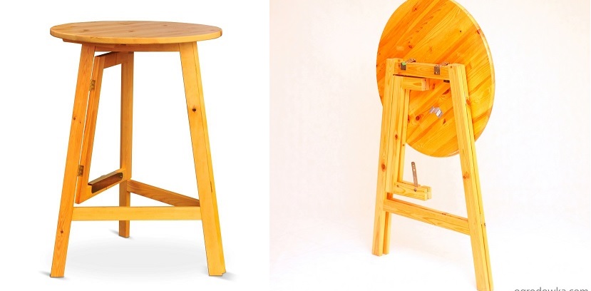 Holz Stehtisch, klappbar