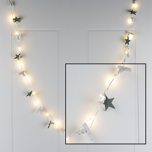 Batterie- Lichterkette ca. 1,5 Meter