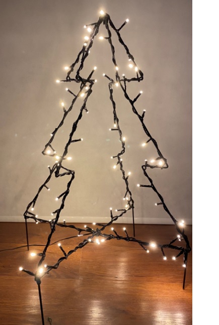 LED 3D Gartenstecker Design Tanne