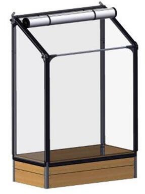 Gewächshaus mit Holzrahmen