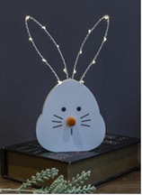 Osterhase mit LED Drahtohren