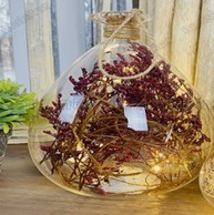 LED Deko Glas zum Hängen