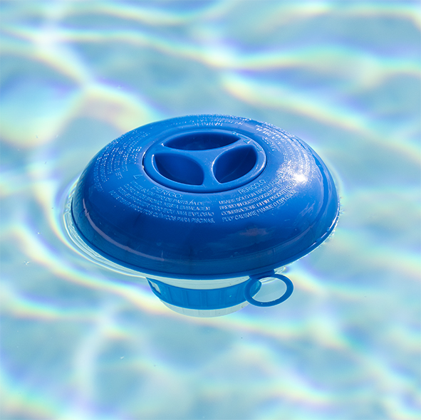 Dosierschwimmer zur Zugabe von Desinfektionsmittel