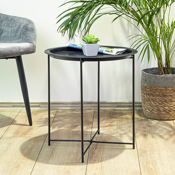 Beistelltisch mit abnehmbarem Tablett