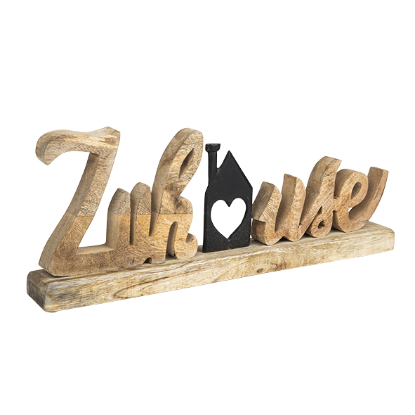 Deko Schriftzug "Zuhause"