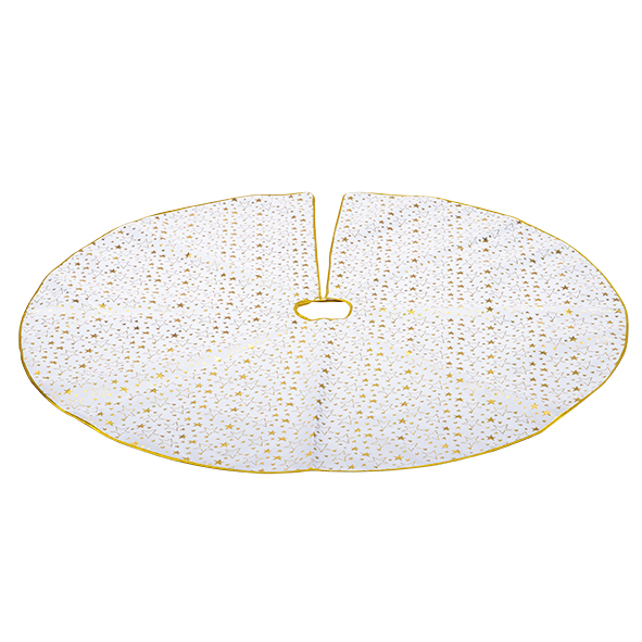 Dekorative Weihnachtsdecke, rund