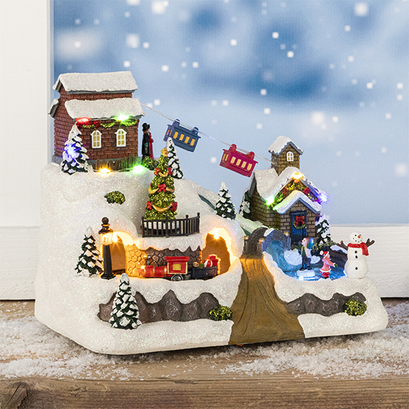 Beleuchtete Weihnachtsstadt