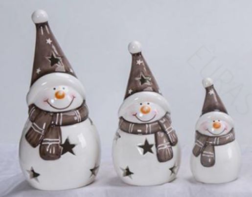 3er Set Schneemänner