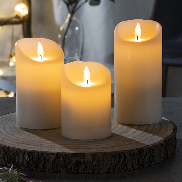 LED Kunststoff Kerzen