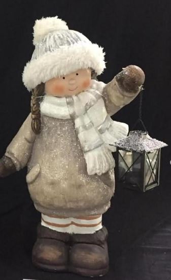 Figur mit Laterne, 46.5cm