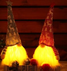 Beleuchteter Wichtel ca. 33 x 16 cm