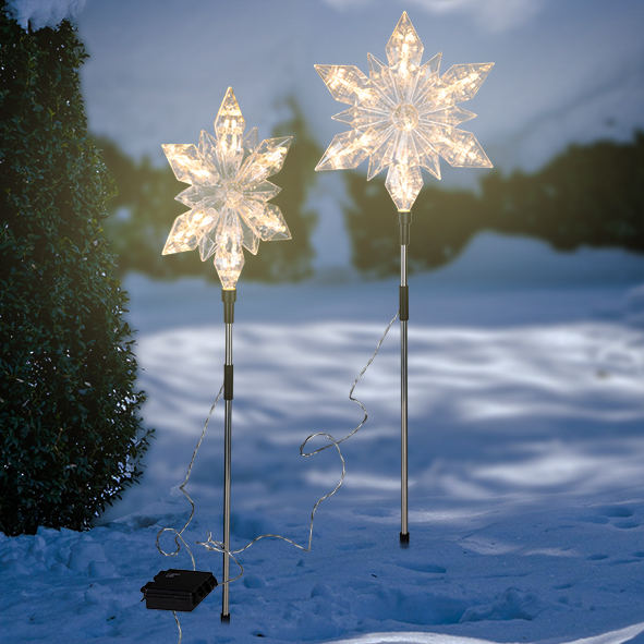 LED Gartenstecker Stern