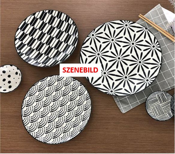 Teller, Chinamuster, klein, 19cm