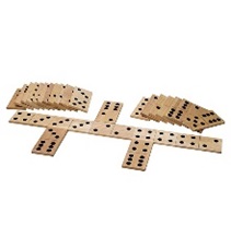 Großes Holz-Domino Spielset