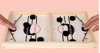 Hockey-Brettspiel aus Holz