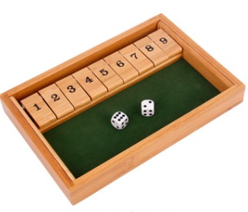 Shut The Box 9er aus Holz