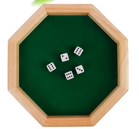 Würfelspiel aus Holz