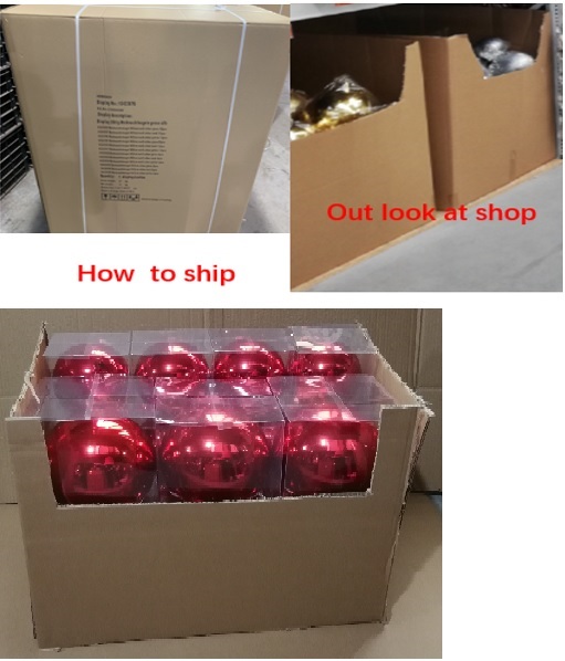 Christbaumkugeln 15 und 20 cm sortiert