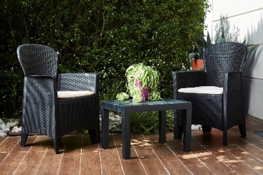 Möbel Set Akita, anthrazit