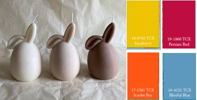 Oster Kerzen im Hasendesign