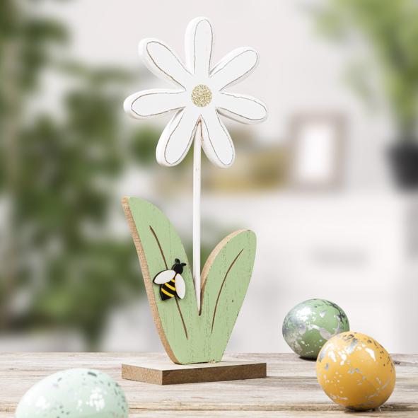 Deko Blume aus Holz