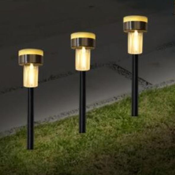 Solarlampe mit Erdspieß, im 3er Set