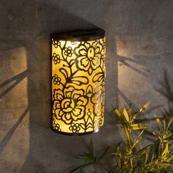 LED Solar Wandleuchte