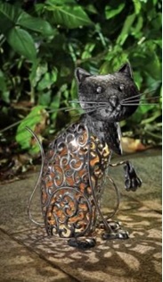 LED Solar Katze
