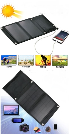 faltbare Solar Ladestation